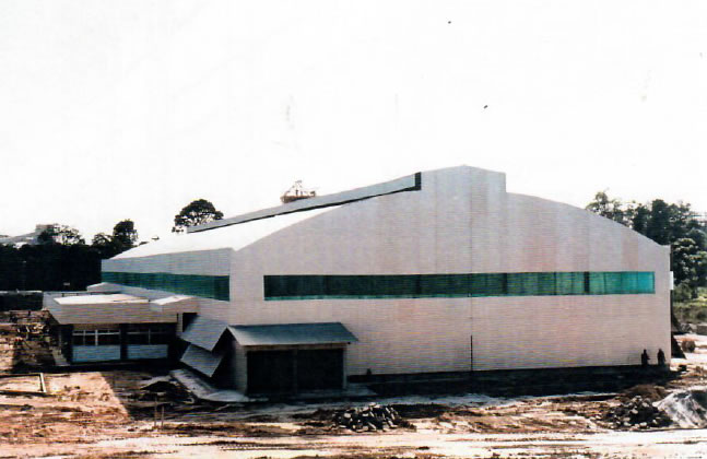 1997 - Vista dos fundos do galpão