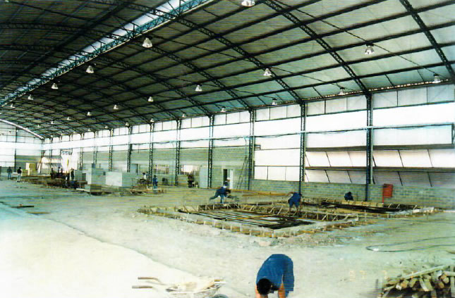 1997 - Vista interna do galpão