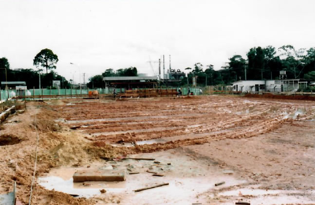 1999 - Vista geral do aterro