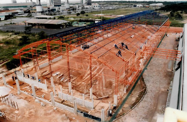 1999 - Vista aérea da obra