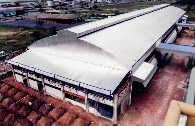 1999 - Vista aéra da obra