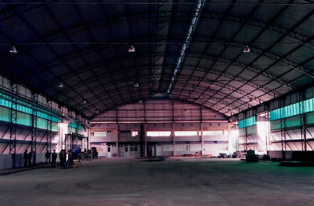 1999 - Vista interior do galpão