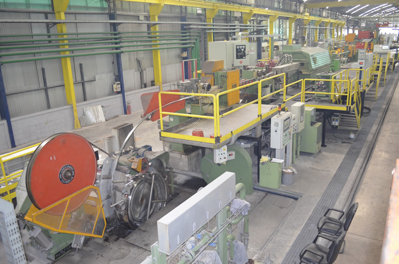 Linha de laminação