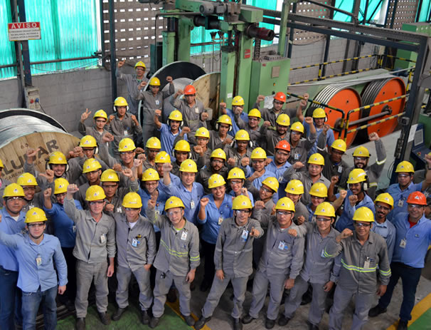 2016 - Recorde e liderança. Marca histórica de produção de cabos de alumínio, chegando a 53.063 toneladas de cabos no ano de 2016. Com a Alubar alcança a marca de 41% do Market Share no mercado brasileiro de cabos elétricos de alumínio e se consolida como a maior produtora do setor na América Latina.
