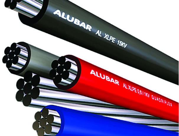 2005 - Novo produto. A Alubar Cabos S.A. incorpora no seu processo de produção a linha de Cabos Isolados (XLPE-PE)